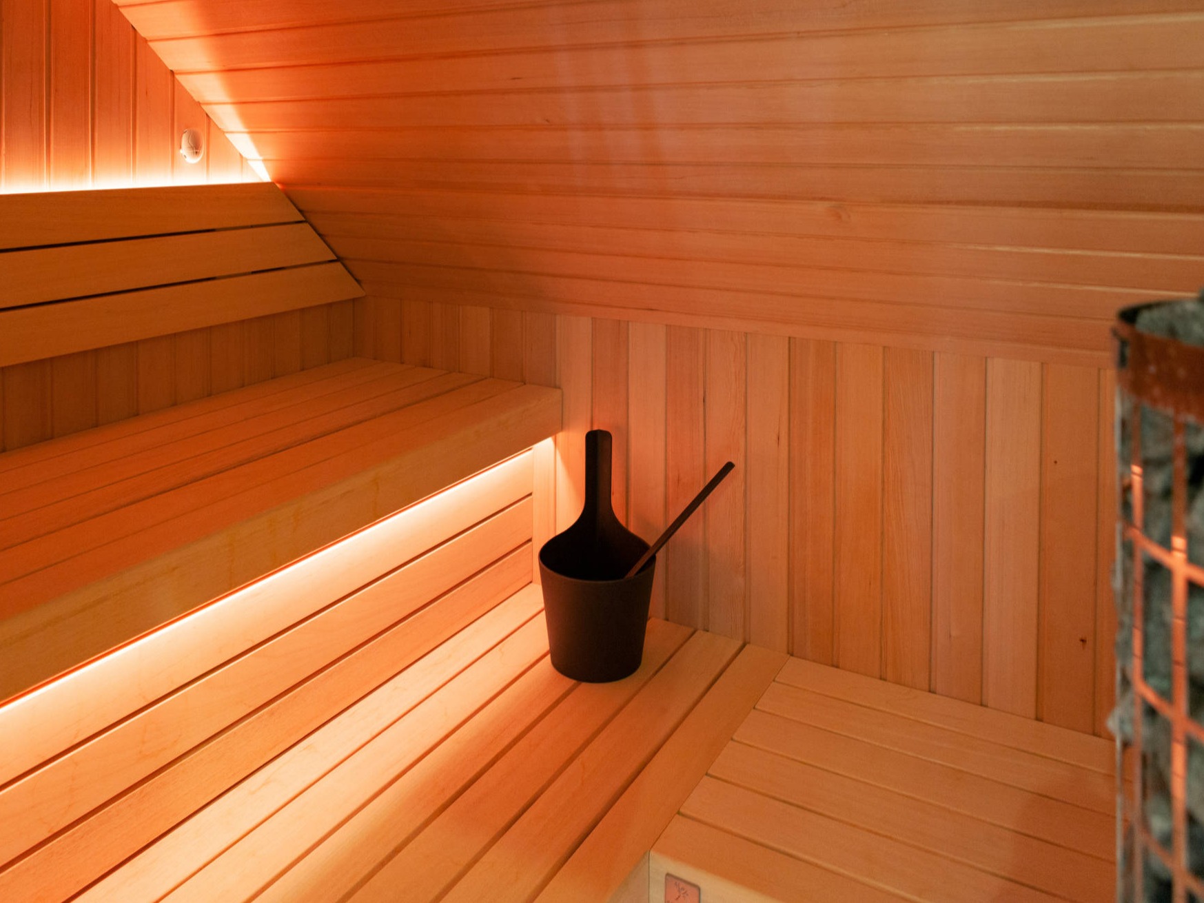 Poolhouse sauna